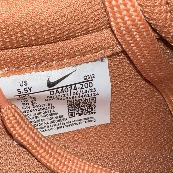 Nike Blazer Low ' 77 Amber Brown / Melon Tint Women’s 7 / 5.5Y Shoes - Picture 7 of 8